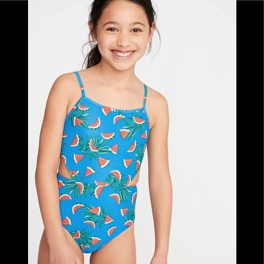 Old Navy Watermelon swimsuit, Size‎ 14